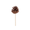Natural Pinecone Pick 1.75"-2.75" with 7" Wooden Stem-XD133918